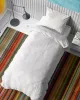 ΣΕΝΤΟΝΙΑ ΣΕΤ 3 τεμ Solid 491 160X240 White Cotton 100%