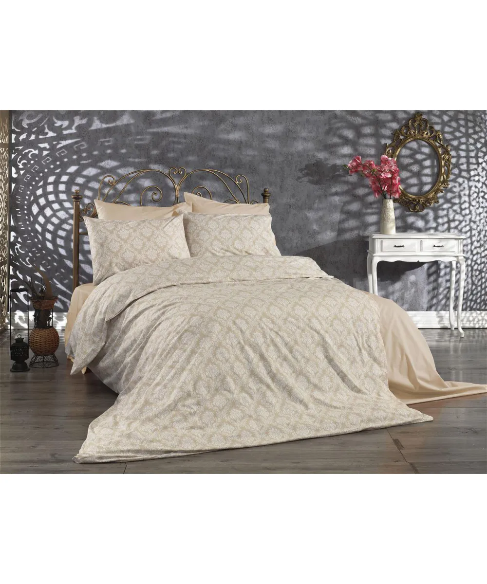 ΣΕΝΤΟΝΙΑ ΕΜΠΡΙΜΕ ΣΕΤ 3 τεμ Οφηλία 275 160Χ240 Beige Cott/Pol 70/30