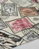 ΚΑΡΕ ΑΛΕΚΙΑΣΤΟ 90X90 Vintage Post Stamps 482 Ecru Cott/Pol 70/30 ΚΑΡΕ ΑΛΕΚΙΑΣΤΟ 90X90 Vintage Post Stamps 482 Ecru Cott/Pol 70/30