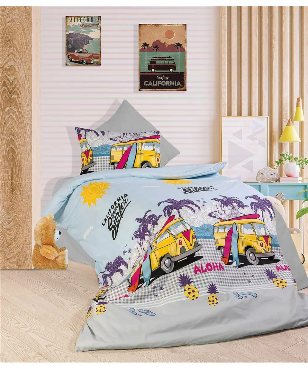 ΠΑΠΛΩΜΑΤΟΘΗΚΗ ΕΜΠΡΙΜΕ Aloha 393 160Χ240 Grey-Sky Blue Cott/Pol 70/30 ΠΑΠΛΩΜΑΤΟΘΗΚΗ ΕΜΠΡΙΜΕ Aloha 393 160Χ240 Grey-Sky Blue Cott/Pol 70/30
