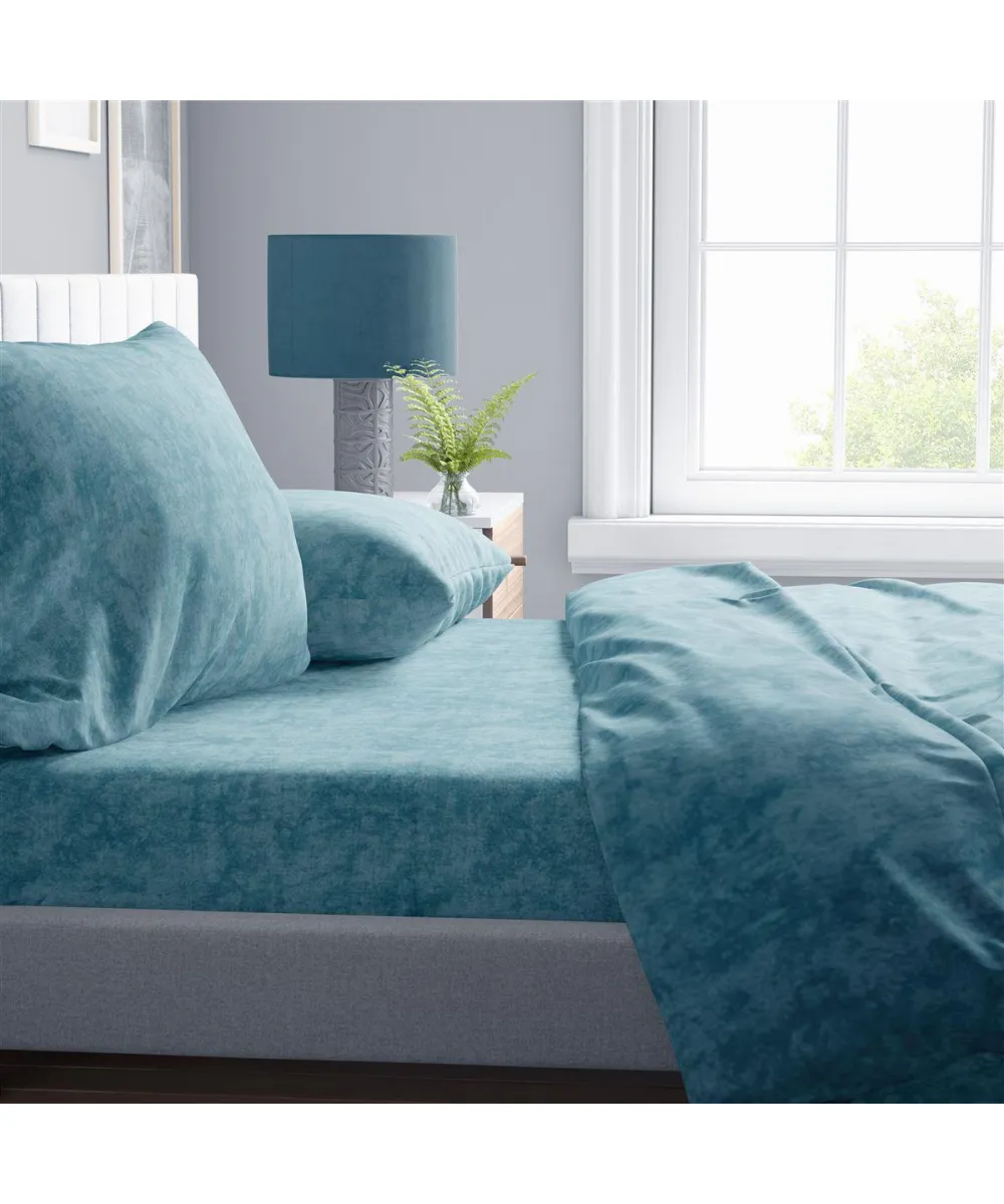 ΣΕΝΤΟΝΙΑ ΣΕΤ 4 τεμ Shadow 20 220X240 Turquoise Cott/Pol 70/30