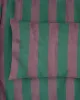 ΜΑΞΙΛΑΡΟΘΗΚΗ ΒΑΜΒΑΚΟΣΑΤΕΝ Stripes 156 50Χ70 Green-Antique Pink Cotton 100%