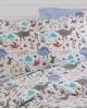 ΜΑΞΙΛΑΡΟΘΗΚΗ ΕΜΠΡΙΜΕ kids Dino 309 50X70 White-Blue Cott/Pol 70/30