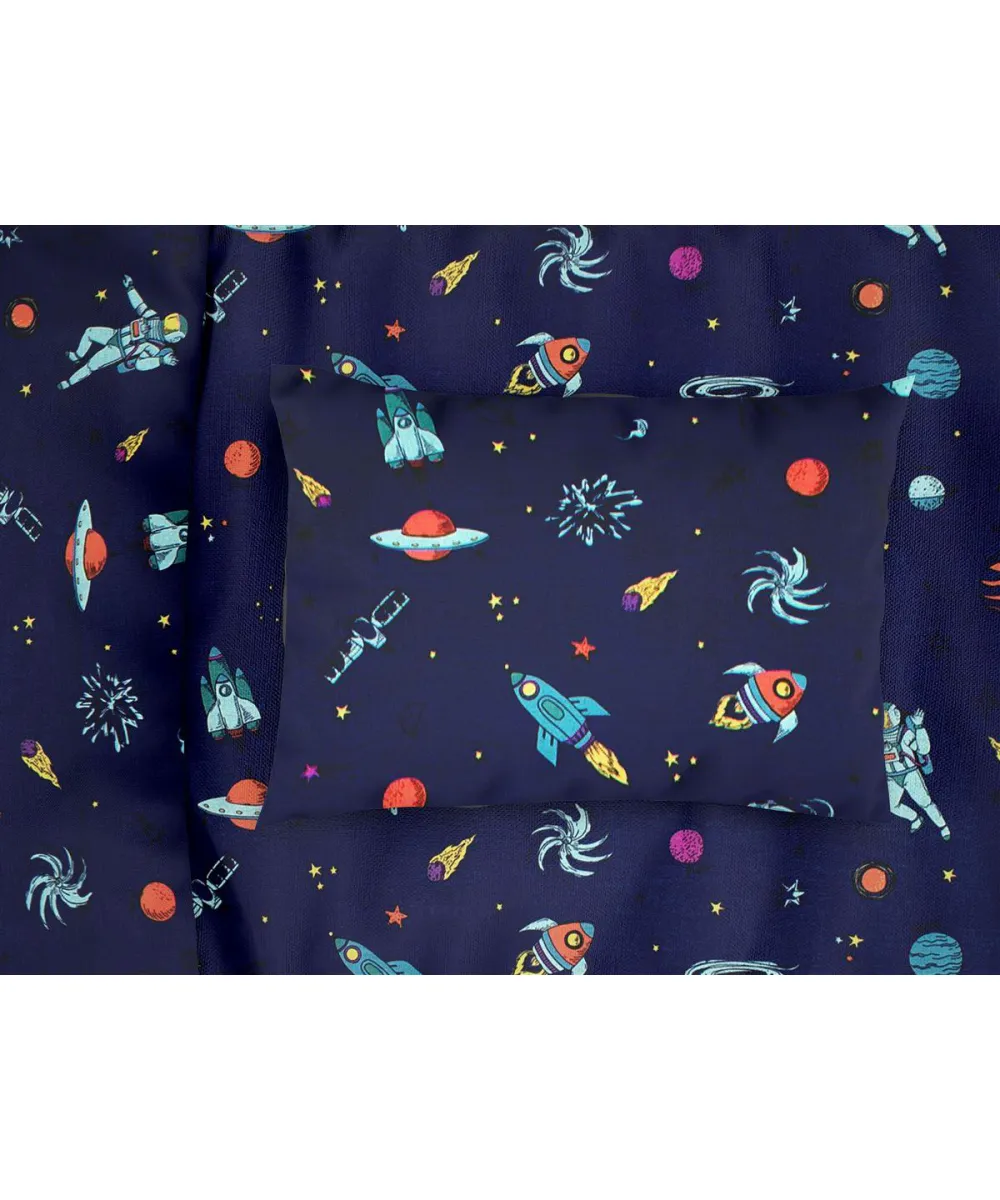 ΜΑΞΙΛΑΡΟΘΗΚΗ ΕΜΠΡΙΜΕ kids Space 189 50X70 Blue Cotton 100% 