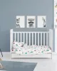 ΚΑΤΩΣΕΝΤΟΝΟ ΜΕ ΛΑΣΤΙΧΟ bebe Space 188 0,70X1,40X0,15 White Cotton 100% 
