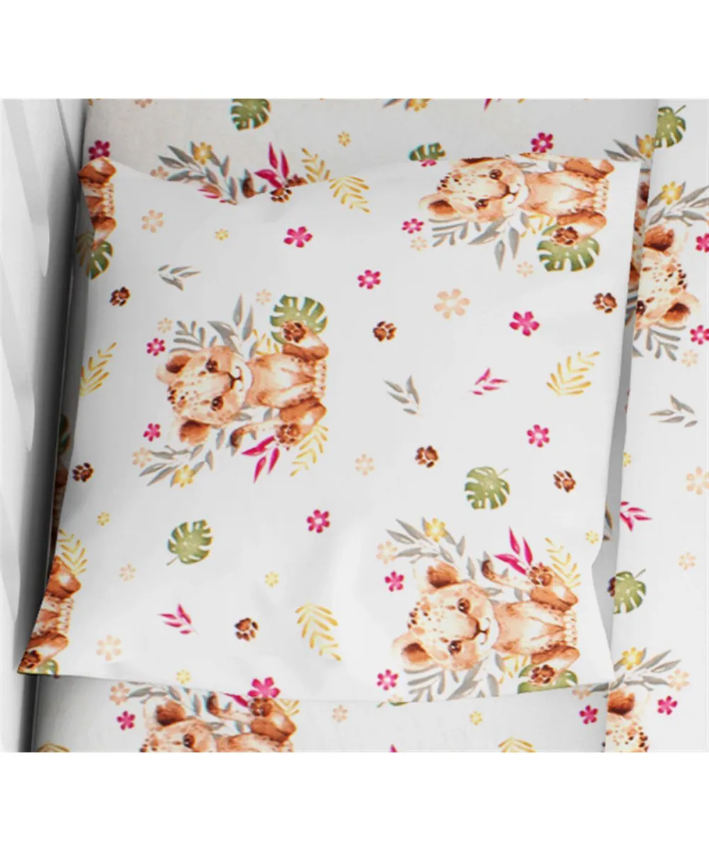 ΜΑΞΙΛΑΡΟΘΗΚΗ ΕΜΠΡΙΜΕ bebe Lion Cub 530 35X45 Beige 100%  Cotton