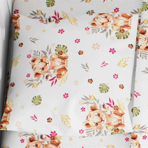 ΜΑΞΙΛΑΡΟΘΗΚΗ ΕΜΠΡΙΜΕ bebe Lion Cub 530 35X45 Beige 100%  Cotton