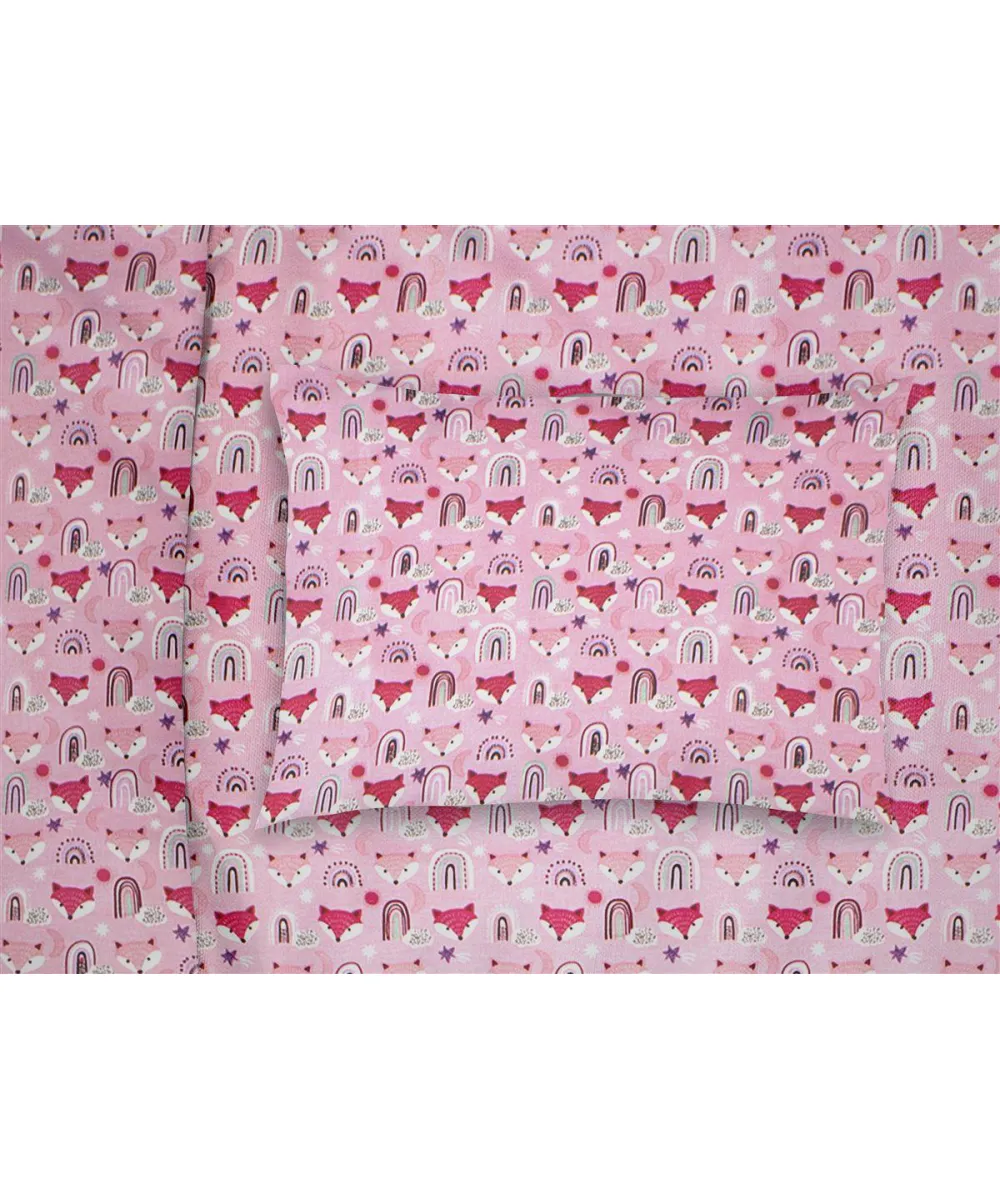 ΜΑΞΙΛΑΡΟΘΗΚΗ ΕΜΠΡΙΜΕ kids Fox 525 50X70 Pink 100%  Cotton