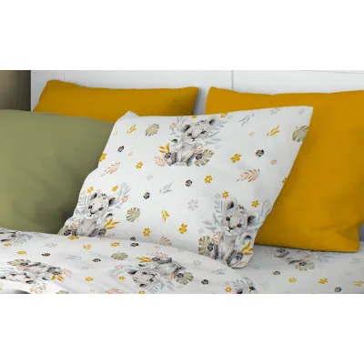 ΜΑΞΙΛΑΡΟΘΗΚΗ ΕΜΠΡΙΜΕ kids Lion Cub 531 50X70 Grey 100%  Cotton