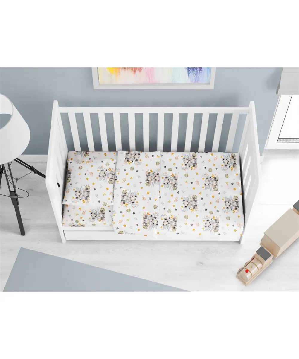 ΠΑΠΛΩΜΑΤΟΘΗΚΗ ΕΜΠΡΙΜΕ bebe Lion Cub 531 120X160 Grey Cotton 100% 