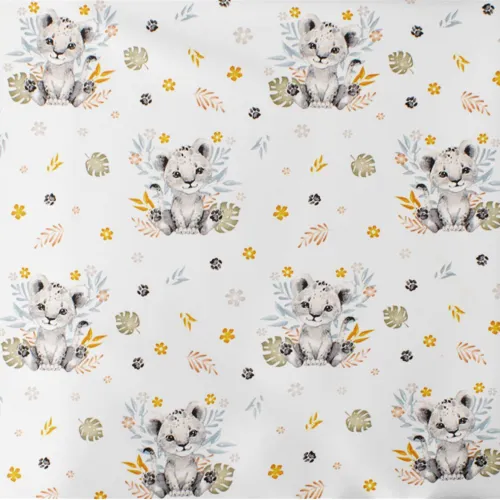 ΣΕΝΤΟΝΑΚΙ ΛΙΚΝΟΥ bebe Lion Cub 531 80X110 Grey 100%  Cotton