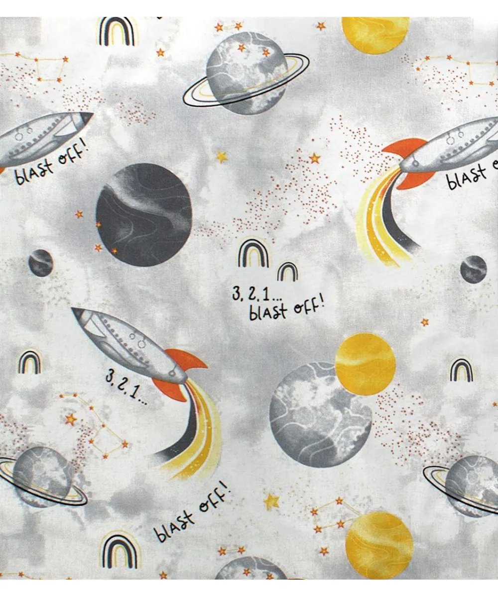 ΣΕΝΤΟΝΑΚΙ ΛΙΚΝΟΥ bebe Spaceship 187 80X110 Grey Cotton 100% 