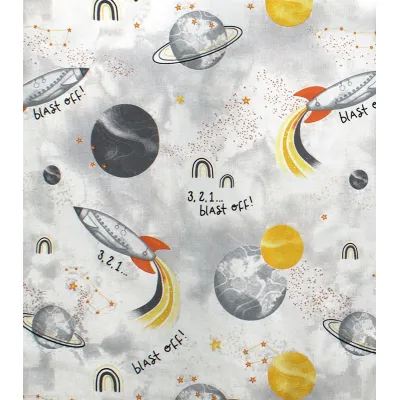 ΣΕΝΤΟΝΑΚΙ ΛΙΚΝΟΥ bebe Spaceship 187 80X110 Grey Cotton 100% 