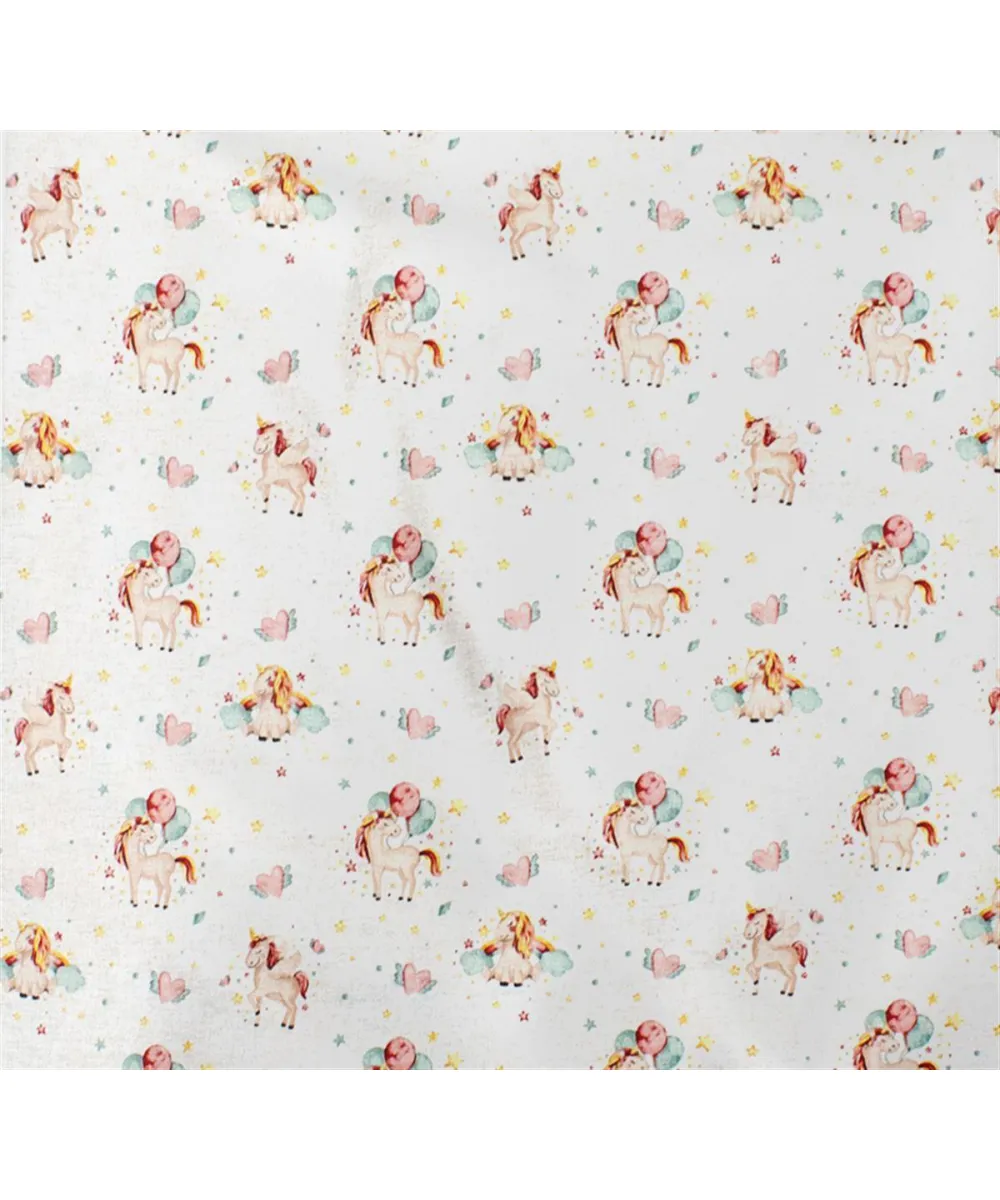 ΣΕΝΤΟΝΑΚΙ ΛΙΚΝΟΥ bebe Unicorn 209 80X110 White-Salmon Cotton 100%