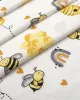 ΣΕΝΤΟΝΙΑ ΕΜΠΡΙΜΕ ΣΕΤ 3 τεμ bebe Honey Bee 545 120X160 White-Yellow 100%  Cotton