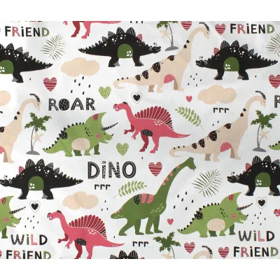 ΣΕΝΤΟΝΑΚΙ ΛΙΚΝΟΥ bebe Dinosaur 518 80X110 Multi-Colour 100%  Cotton