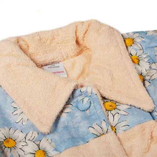 ΜΠΟΥΡΝΟΥΖΙ MINI Γυναικείο με γιακά Salmon XL 500 gsm 100%  Cotton