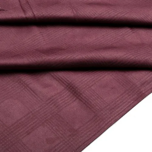 ΑΝΕΞΙΤΗΛΟ ΤΡΑΠΕΖΟΜΑΝΤΗΛΟ Νηματοβαφή Bordeaux 140X140 100%  Cotton