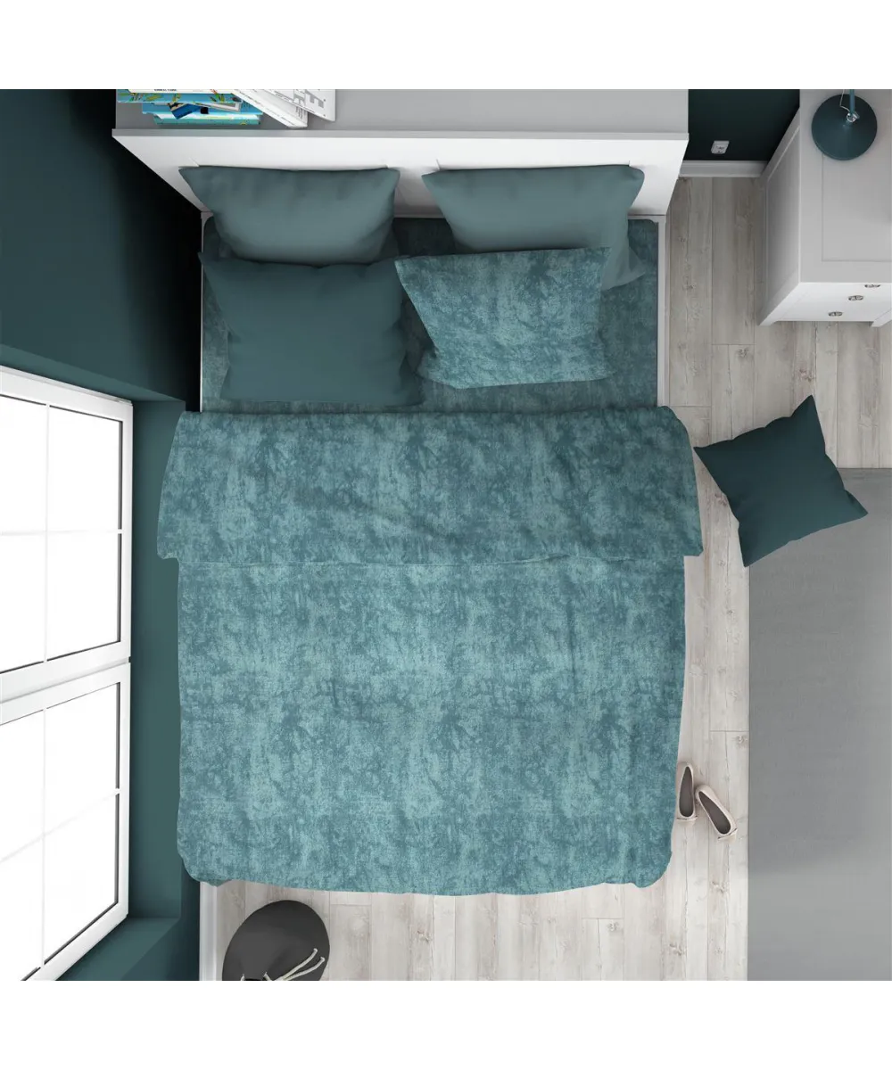 ΠΑΠΛΩΜΑΤΟΘΗΚΗ Premium Shadow 616 160X240 Petrol 100%  Cotton