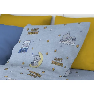ΜΑΞΙΛΑΡΟΘΗΚΗ ΕΜΠΡΙΜΕ kids Sweet Dreams 551 50X70 Sky Blue 100%  Cotton