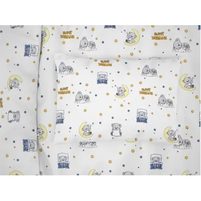 ΜΑΞΙΛΑΡΟΘΗΚΗ ΕΜΠΡΙΜΕ kids Sweet Dreams 554 50X70 White-Sky Blue 100%  Cotton