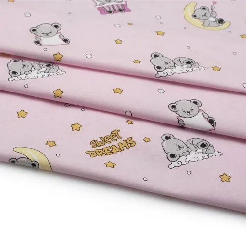 ΠΑΝΑ ΧΑΣΕ bebe Sweet Dreams 550 80X80 Pink 100%  Cotton