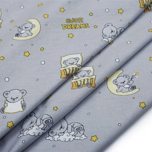 ΠΑΝΑ ΧΑΣΕ bebe Sweet Dreams 552 80X80 Grey 100%  Cotton
