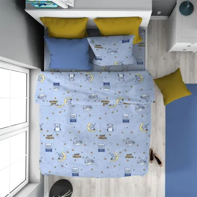 ΠΑΠΛΩΜΑΤΟΘΗΚΗ ΕΜΠΡΙΜΕ kids Sweet Dreams 551 160X240 Sky Blue 100%  Cotton