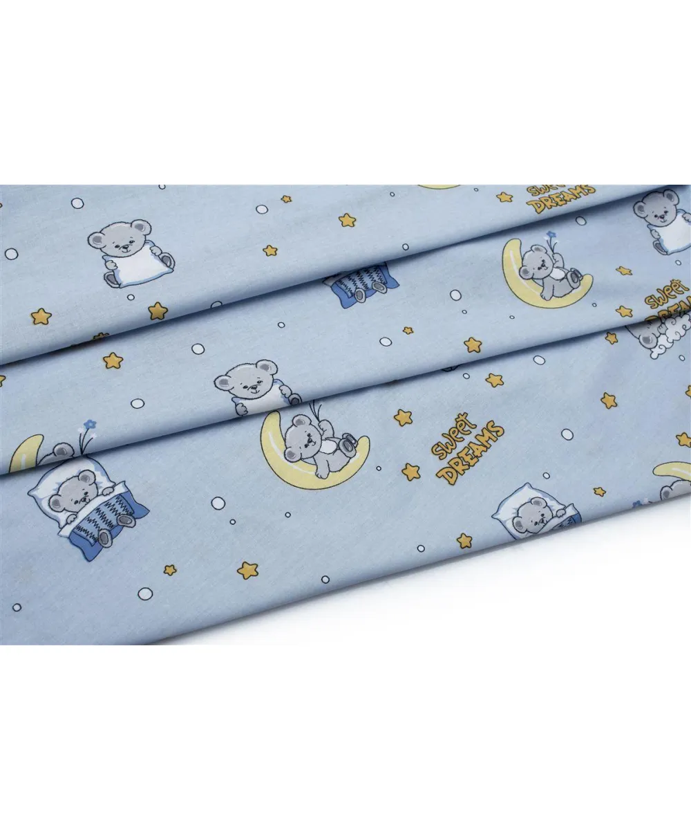 ΣΕΝΤΟΝΑΚΙ ΛΙΚΝΟΥ bebe Sweet Dreams 551 80X110 Sky Blue 100%  Cotton
