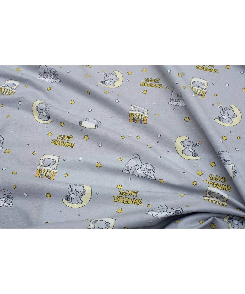 ΣΕΝΤΟΝΑΚΙ ΛΙΚΝΟΥ bebe Sweet Dreams 552 80X110 Grey 100%  Cotton