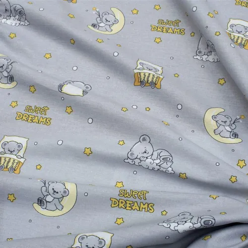 ΣΕΝΤΟΝΑΚΙ ΛΙΚΝΟΥ bebe Sweet Dreams 552 80X110 Grey 100%  Cotton