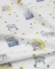 ΣΕΝΤΟΝΑΚΙ ΛΙΚΝΟΥ bebe Sweet Dreams 554 80X110 White-Sky Blue 100%  Cotton