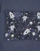ΜΑΞΙΛΑΡΟΘΗΚΗ ΕΜΠΡΙΜΕ bebe Galaxy Travel 90 35X45 Blue 100%  Cotton Flannel