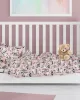 ΠΑΠΛΩΜΑ ΕΜΠΡΙΜΕ bebe Panda Bear 97 120X160 Pink 100%  Cotton Flannel