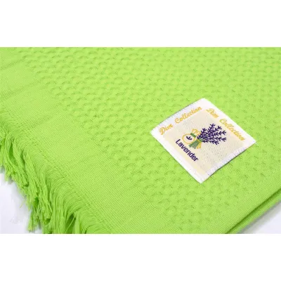 Ποτηρόπανο Πικέ Lavender 45X65 Λαχανί Με Κρόσσι 100%  Cotton