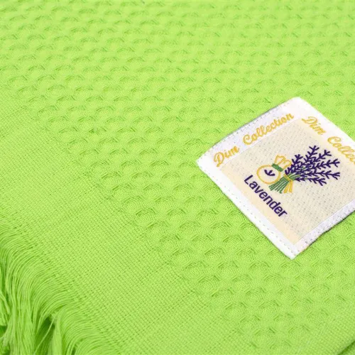 Ποτηρόπανο Πικέ Lavender 45X65 Λαχανί Με Κρόσσι 100%  Cotton