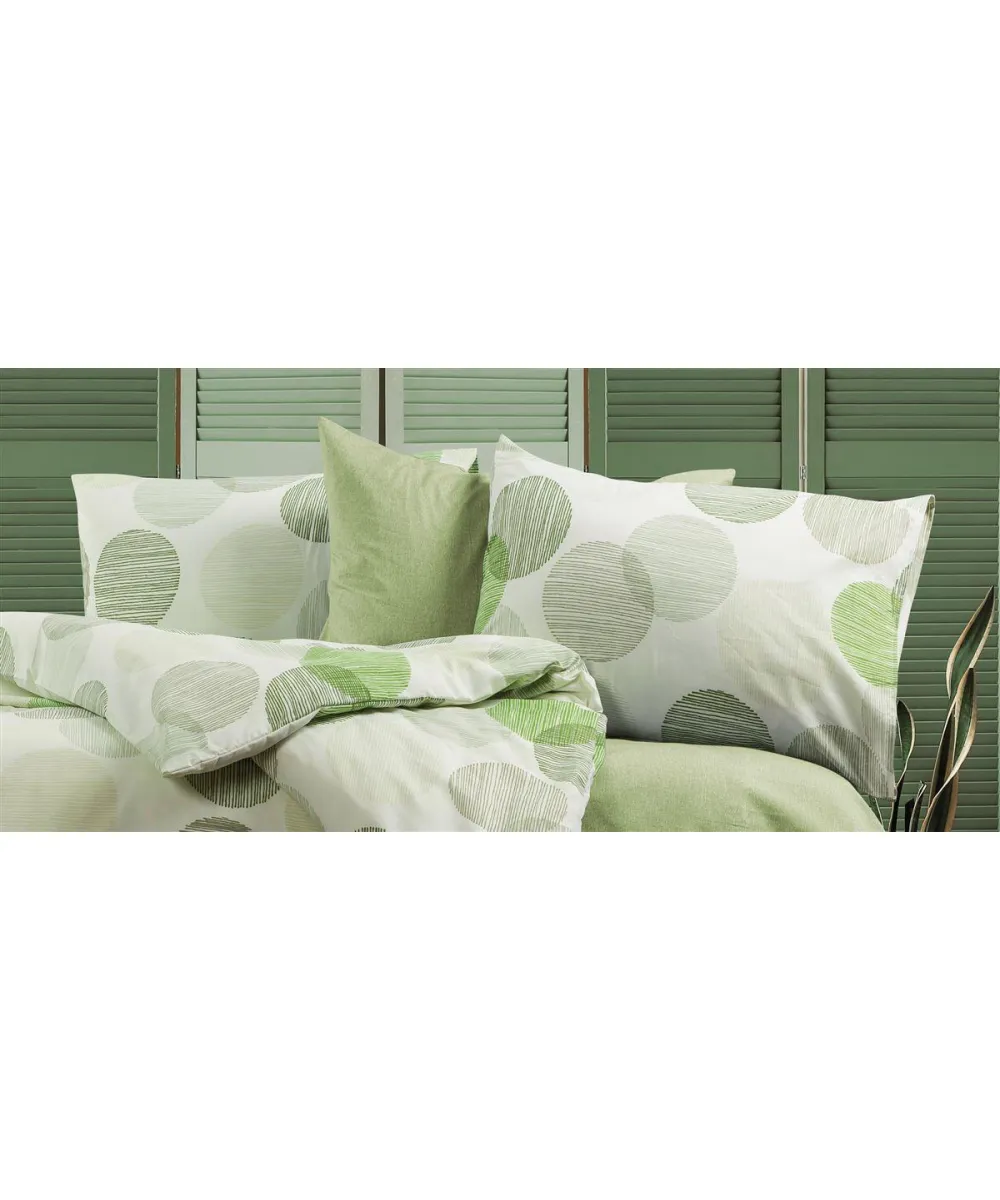 Μαξιλαροθήκη Εμπριμέ Κοραλία 468 50X70 Green 70/30 Cott/Pol Μαξιλαροθήκη Εμπριμέ Κοραλία 468 50X70 Green 70/30 Cott/Pol