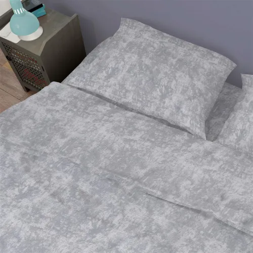 Σεντόνι 1 τεμ Premium Shadow 621 240X270 Light Grey 100%  Cotton