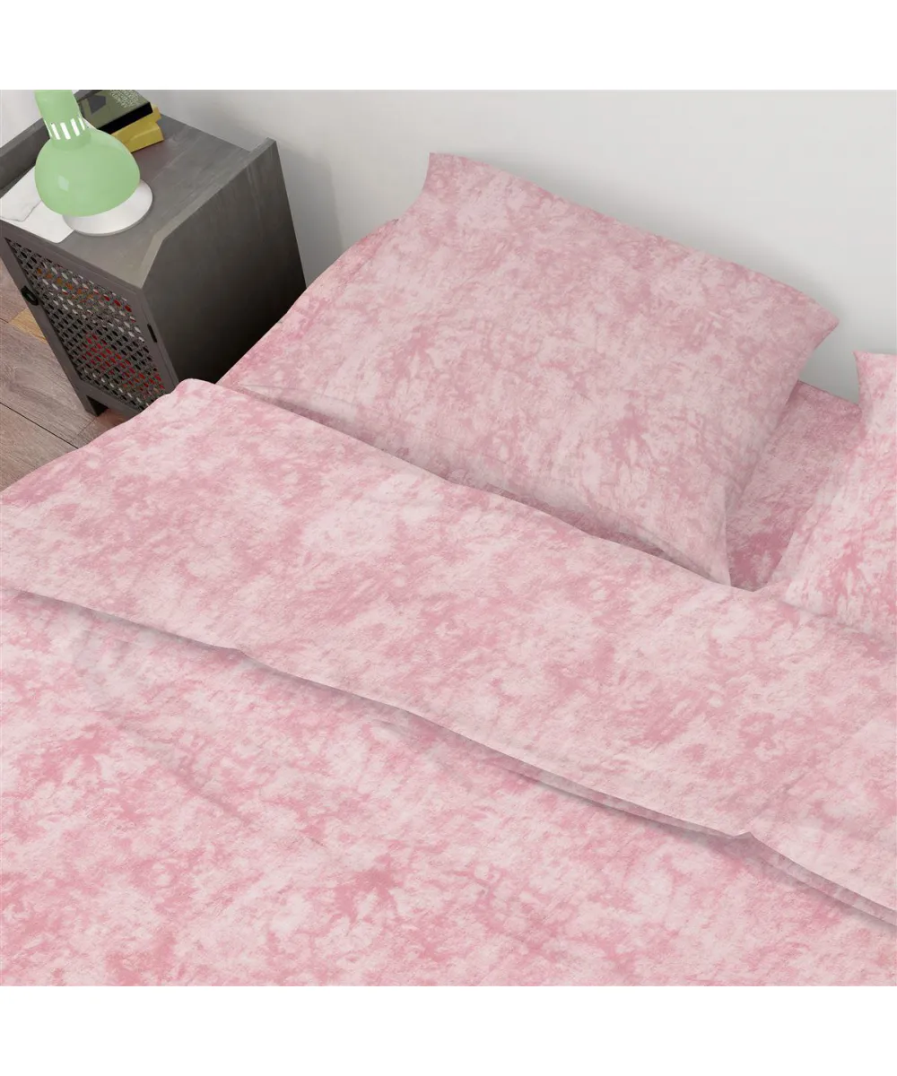 Σεντόνια Σετ 2 τεμ Premium Shadow 617 160X240 Pink 100%  Cotton