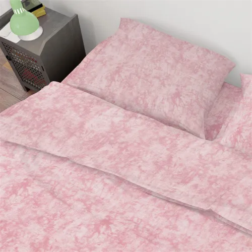 Σεντόνια Σετ 2 τεμ Premium Shadow 617 160X240 Pink 100%  Cotton