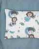 Μαξιλαροθήκη Εμπριμέ kids Lion 533 50X70 Sky Blue 100% Cotton Μαξιλαροθήκη Εμπριμέ kids Lion 533 50X70 Sky Blue 100% Cotton