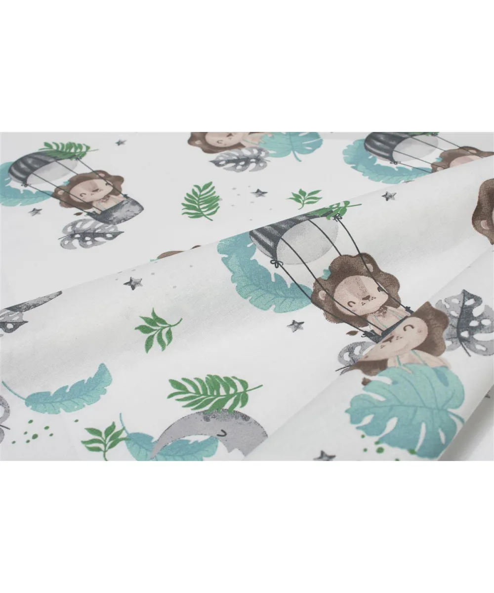 Σεντονάκι Λίκνου bebe Lion 533 80X110 Sky Blue 100% Cotton Σεντονάκι Λίκνου bebe Lion 533 80X110 Sky Blue 100% Cotton