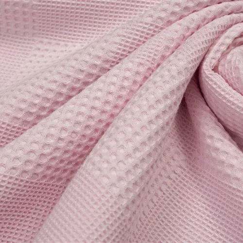 Κουβέρτα Πικέ bebe Μονόχρωμη 80X110 Ροζ 100%  Cotton