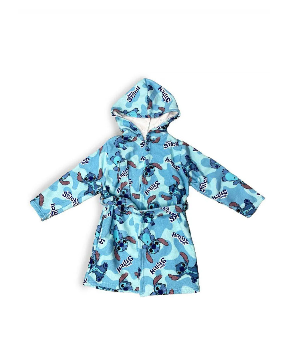 Μπουρνούζι Disney Home Lilo & Stitch Sky Blue 100%  Microfiber Sky Blue