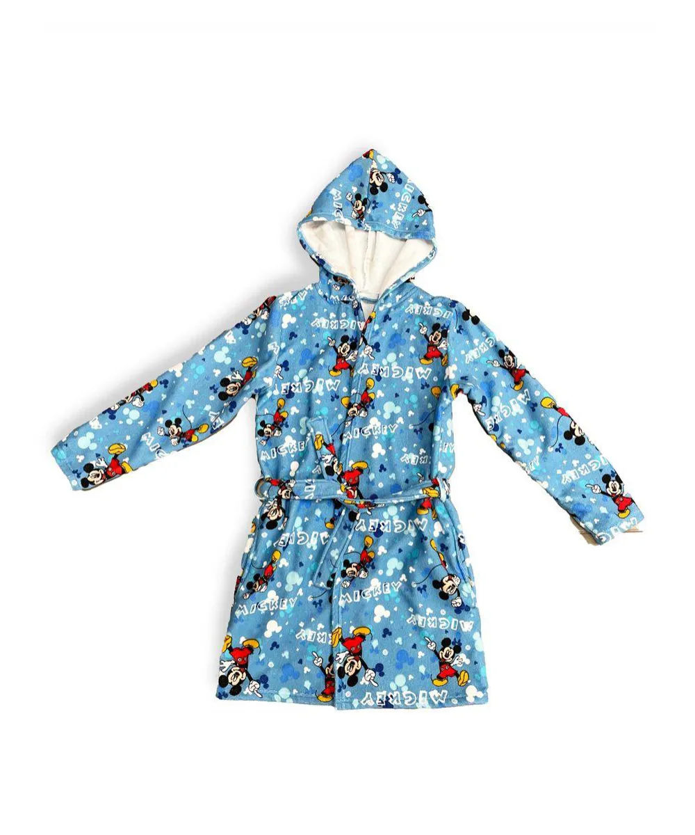 Μπουρνούζι Disney Home Mickey Sky Blue 100%  Microfiber Sky Blue