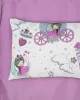 Μαξιλαροθήκη Εμπριμέ bebe Princess 389 35X45 White-Lila 70/30 Cott/Pol Μαξιλαροθήκη Εμπριμέ bebe Princess 389 35X45 White-Lila 70/30 Cott/Pol