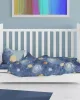 Παπλωματοθήκη Εμπριμέ bebe Milky Way 185 120X160 Blue 100%  Cotton