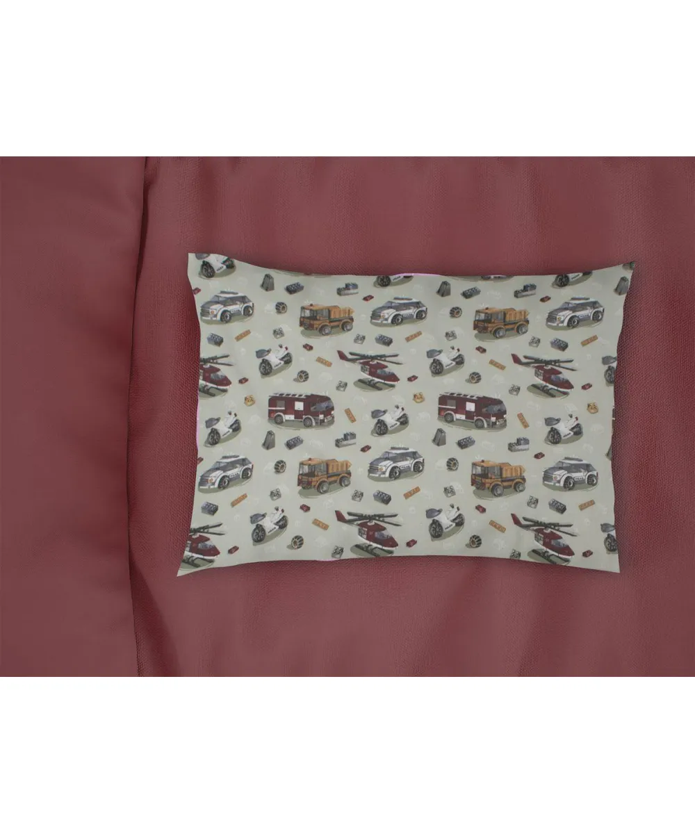 Μαξιλαροθήκη Εμπριμέ bebe Toys 47 35X45 Olive 100% Cotton Flannel Μαξιλαροθήκη Εμπριμέ bebe Toys 47 35X45 Olive 100% Cotton Flannel
