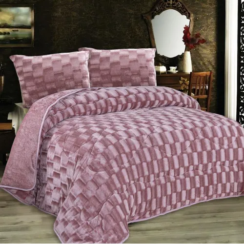Κουβερτοπάπλωμα με εφέ Fleece 750 gsm 1940 Rotten Apple 160X220 100%  Polyester