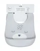 Σαλιάρα Σιλικόνης bebe με Κουμπί & Τσέπη 17 22.5X32 Grey 100% Silicone Σαλιάρα Σιλικόνης bebe με Κουμπί & Τσέπη 17 22.5X32 Grey 100% Silicone